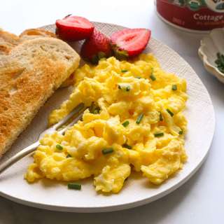 Cottage Cheese Scrambled Eggs