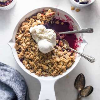 Cherry Almond Crisp