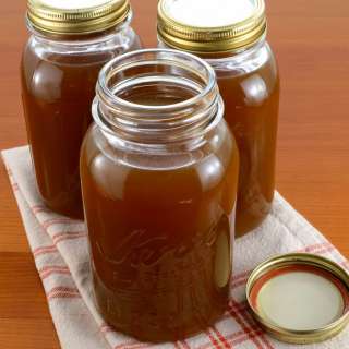 Homemade Roasted Beef and Mushroom Stock