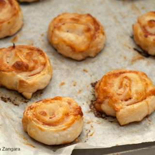 Ham and Stracchino Pinwheels