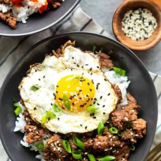 Korean Ground Beef Bowl