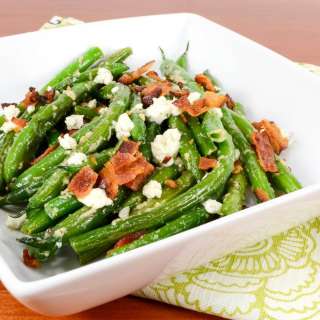 Bacon Boursin Green Beans