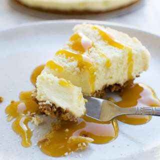 The easiest ginger and white chocolate cheesecake (Wagamama style)