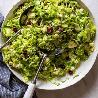 Shaved Brussels Sprouts Salad