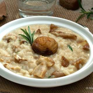 Chestnut Porcini Risotto