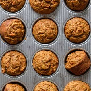 Healthy Carrot Banana Muffins