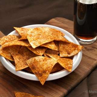 Home-made Doritos