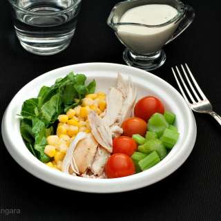 Shredded Chicken Salad with Ranch Dressing