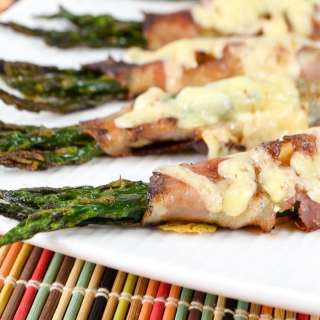 Pancetta Wrapped Asparagus Bundles with Gruyere