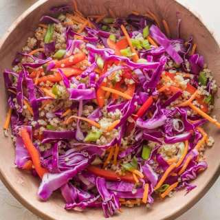 Spicy Peanut Quinoa Salad