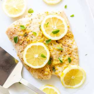 Garlic Butter Halibut