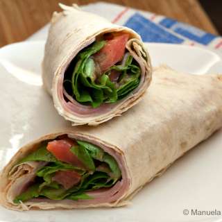 Ham Lettuce Tomato Wrap