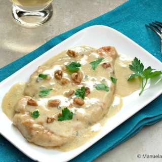 Chicken Scaloppine with Gorgonzola