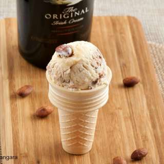 Baileys, Chocolate and Salted Almonds Ice Cream