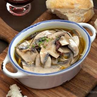 Mushrooms in Escabeche
