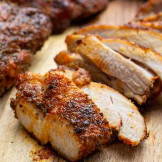 Easy Air Fryer Grilled Chicken Thighs