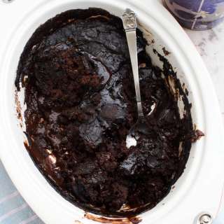 6-ingredient Chocolate Self Saucing Pudding (Low Sugar, No Eggs)