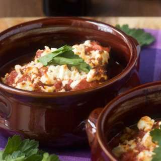 Our Favourite Greek Baked Eggplant With Tomato & Feta