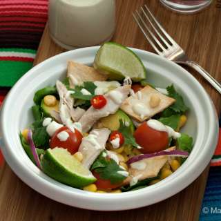 Deconstructed Chicken Taco Salad