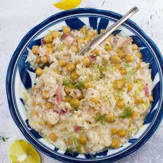 Lemony Greek Rice And Chickpeas (25 Minutes)