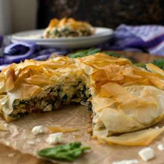 Greek Spinach And Feta Filo Pie