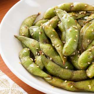 Sweet and Spicy Soy Glazed Edamame