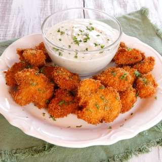 Vegan Panko Fried Mushrooms