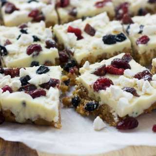 White Chocolate Tiffin With Crushed Meringues And Fruit