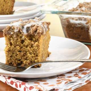Iced Pumpkin Coffee Cake