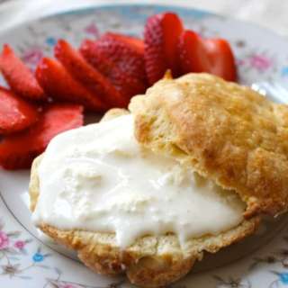 Clotted Cream and English Scones