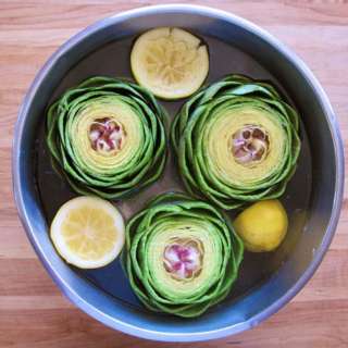 Cleaning, Steaming and Eating Artichokes