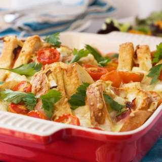 Croque monsieur brunch bake