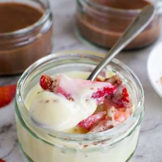 5-minute white chocolate pots de crème