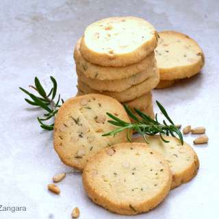 Rosemary Pine Nut Sablés