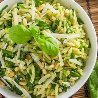 Simple Orzo Salad With Pesto