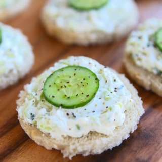 Cucumber Rye Tea Sandwiches from The Help