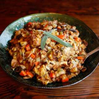 Challah Slow Cooker Stuffing