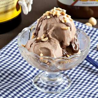 Nutella and Frangelico Gelato