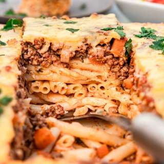 Authentic Pastitsio Recipe (Baked Greek Pasta)