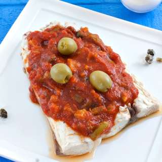 Mahi Mahi with Caponata Sauce
