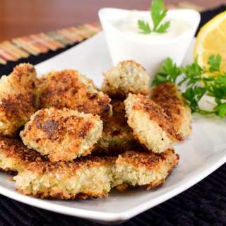 Crispy Panko-Parmesan Artichoke Hearts with Lemon Aioli