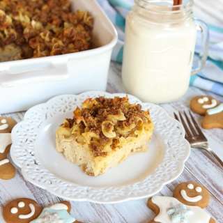 Eggnog Gingerbread Kugel