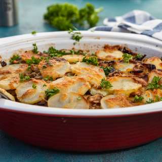Potato Bake With Bacon (No cream!)