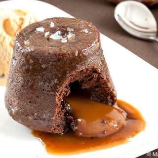 Salted Caramel Lava Cakes