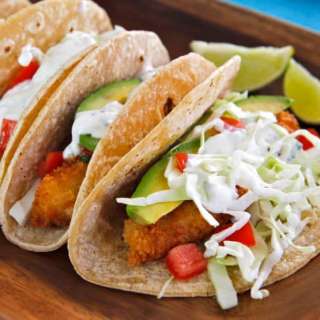Crispy Panko Fish Tacos