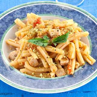 Swordfish and Pistachio Pasta