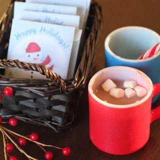 Homemade Holiday Hot Cocoa Pouches