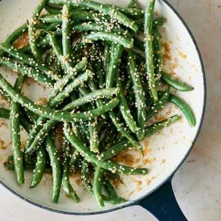 Ginger Miso Green Beans
