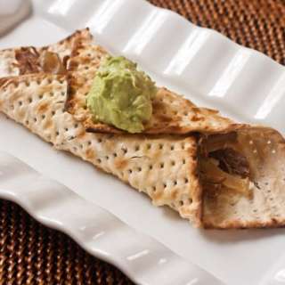 Grilled Matzo Brisket Wraps