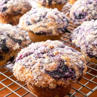Blueberry Swirl Muffins
